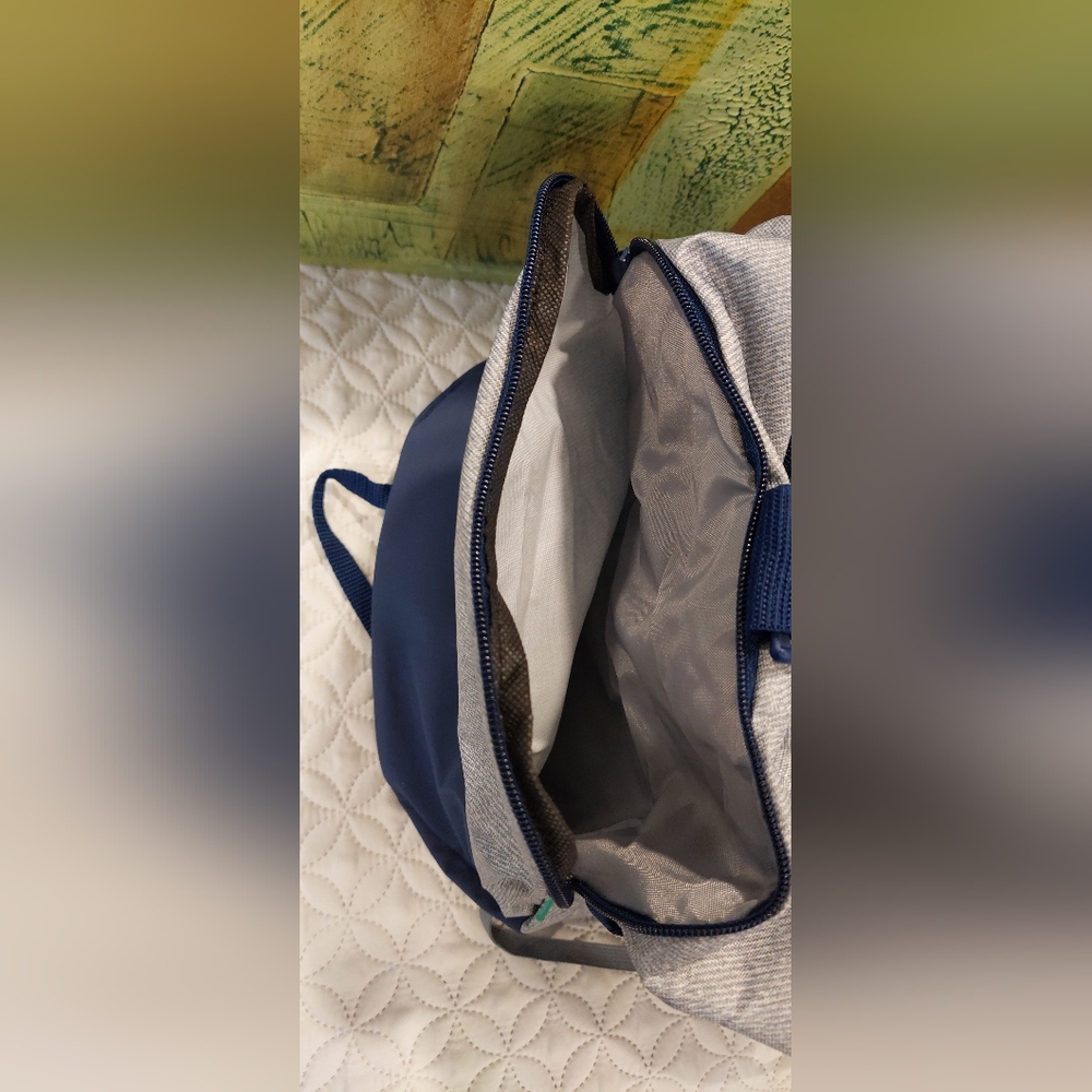 Adidas Blue and Gray Duffel Bag - Picture 3 of 13